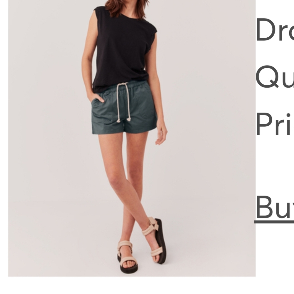 Woven Twill Shorts
